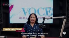 Lupita Nuño en Voces de la literatura sudcaliforniana