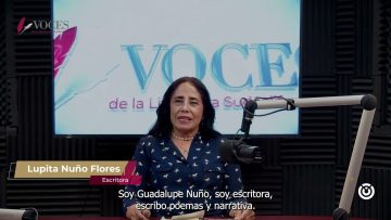 Lupita Nuño en Voces de la literatura sudcaliforniana
