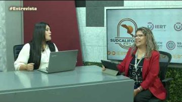 Araceli Alvarado en entrevista para Sudcalifornia Hoy edición nocturna – 22 de enero 2024.