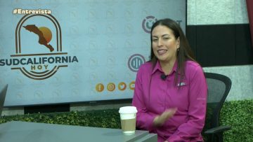 Milena Quiroga Romero en entrevista para Sudcalifornia Hoy- 10 de enero 2024.