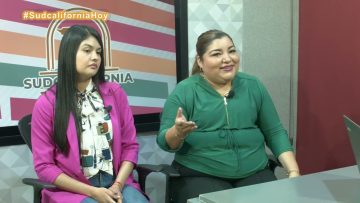 Majeno Murillo y Alejandra Lizardi en entrevista para Sudcalifornia Hoy-  08 de marzo 2024.