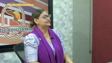 Rebeca Barrera en entrevista para Sudcalifornia Hoy-  08 de marzo 2024.