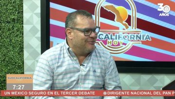 Paul Valdiviezo Pérez en entrevista para Sudcalifornia Hoy – 20  de mayo 2024.