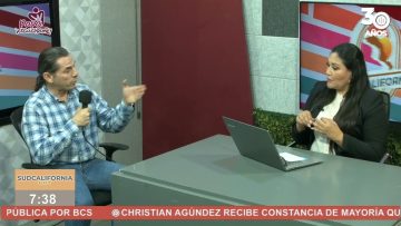 Allan Amador en entrevista para Sudcalifornia Hoy edición nocturna – 10 de junio 2024.
