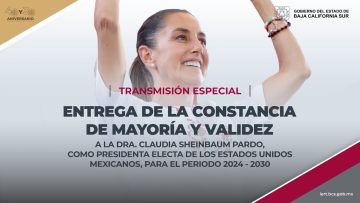 📡🫱🏼‍🫲🏽Entrega de la Constancia de mayoría y validez a la Dra. Claudia Sheinbaum Pardo, 2024-2030.