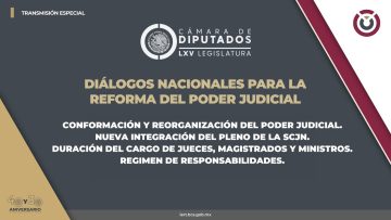 🔴 #Envivo: Diálogos Nacionales para la Reforma Judicial – Régimen de Responsabilidades.