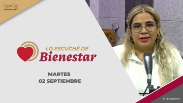 🔴👨‍👩‍👦‍👦 #EnVivo: Lo escuché de Bienestar  –  03 de septiembre 2024.