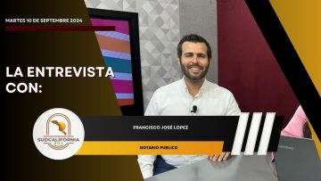🗣️💬#LaEntrevista con Francisco López – 10 de septiembre 2024.