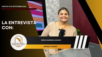 🗣️💬#LaEntrevista con Rebeca Barrera Amador – 10 de septiembre 2024.