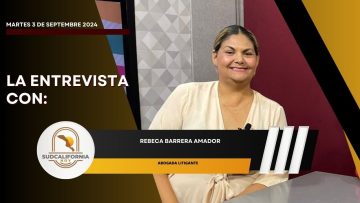 🗣️💬#LaEntrevista con Rebeca Barrera Amador – 02 de septiembre 2024.