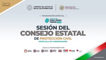 📡⛈️Sesión del Consejo Estatal de Protección Civil – 9 de septiembre 2024. ¡Acompáñanos!