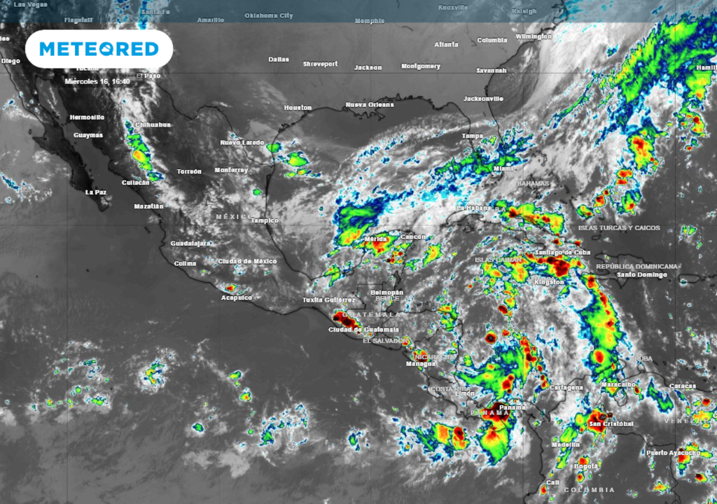 Combo meteorológico dejará lluvias intensas y vientos fuertes en México