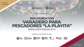 🔴⛵️Inauguración varadero para pescadores La Playita en Santa Rosalía. ¡Acompáñanos!