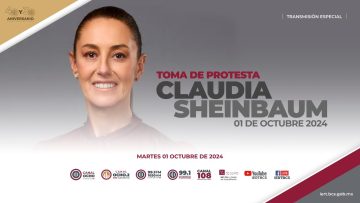 🇲🇽Toma de protesta de la Dra. Claudia Sheinbaum como presidenta de México.