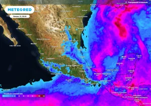 El tiempo en México esta semana: el calor se modulará por aire polar y habrá lluvias aisladas por aproximación de Rafael