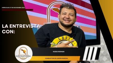 🗣️💬#LaEntrevista con Hugo Román – 27 de noviembre 2024.