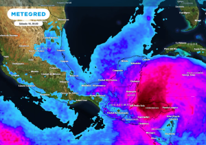 Llega el fin de semana a México con lluvias muy fuertes por frentes fríos y ciclón tropical «Sara»