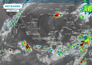 Llegarán más lluvias a México debido al frente frío 9. ¿Dónde lloverá más fuerte esta semana?