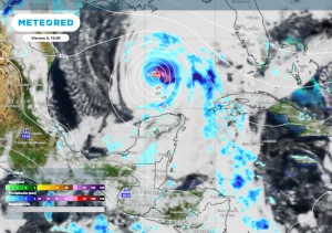 Probabilidad de torbellinos y tornados al noreste de México por el frente frío número 8