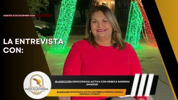 🗣️💬#LaSección Democracia Activa con Rebeca Barrera Amador. – 10 de diciembre 2024.