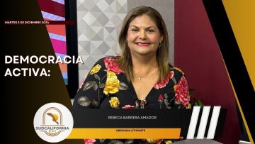 🗣️💬#LaSección Democracia Activa con Rebeca Barrera Amador. – 03 de diciembre 2024.