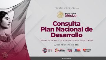 Consulta del Plan Nacional de Desarrollo. – 13 de enero 2025.