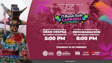 🎉#CarnavalLaPaz: Desfile de carros alegóricos y comparsas. ¡Acompáñanos!