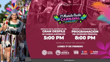 #CarnavalLaPaz2025: Presentación del escenario principal.