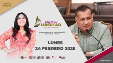 Con toda libertad con Zarahí Hamburgo. – 24 de febrero 2025.