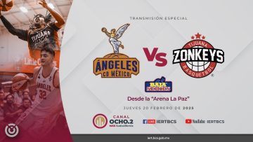 Juego Baja Series: Ángeles Ciudad de México VS Zonkeys de Tijuana. ¡Acompáñanos! 🏀🔥