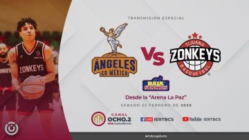 Juego Baja Series #CIBACOPA: Ángeles Ciudad de México VS Zonkeys de Tijuana. ¡Acompáñanos! 🏀🔥