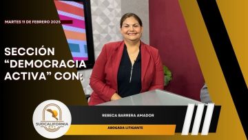 🗣️💬#LaSección Democracia Activa con Rebeca Barrera Amador. – 11 de febrero 2025.