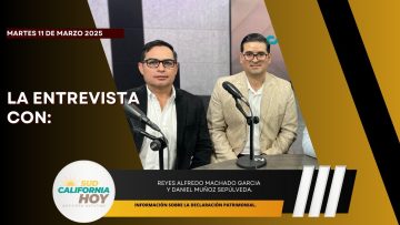 #LaEntrevista con Reyes Alfredo Machado García y Daniel Muñoz Sepúlveda – 11 de marzo 2025.