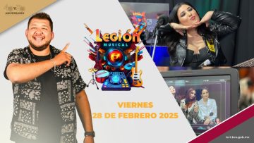 🎶🔥Legión Musical con Hugo Román. – 28 de febrero 2025.