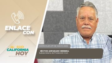 🗣️💬#Enlace telefónico con Héctor Amparano Herrera. – 07 de mayo 2025.