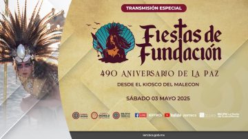🎉Fiestas de Fundación de La Paz, en el marco del 490 aniversario, desde el Malecón de La Paz.