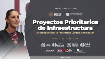🏗️ Presentación de Proyectos Prioritarios de Infraestructura, por la Presidenta de México.