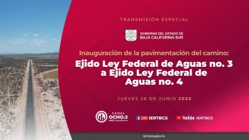 🚧Inauguración de la pavimentación del camino del Ejido Ley Federal de Aguas No. 3