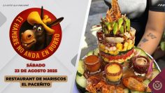 Restaurant de mariscos El Paceñito con el programa El hambre no anda en burro