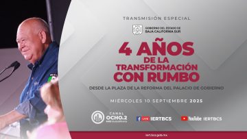 4 años de la Transformación con rumbo, desde la Plaza de la Reforma.