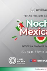 Gran Noche Mexicana desde la Plaza de la Reforma y el tradicional Grito de Independencia.