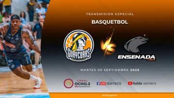 Guaycuras La Paz vs Lobos Ensenada, en la liga #CIBAPAC.