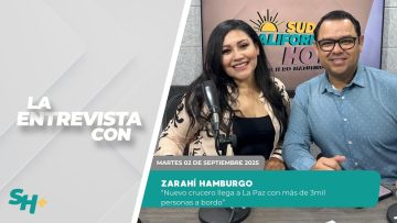 🗣️💬#LaEntrevista con Zarahí Hamburgo – 02 de septiembre 2025.