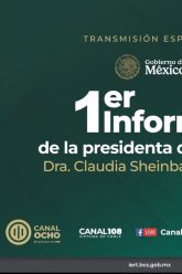 Primer informe de gobierno de la presidenta de México, Dra. Claudia Sheinbaum Pardo.