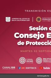 Sesión del Consejo Estatal de Protección Civil: #TormentaTropicalLorena en BCS.