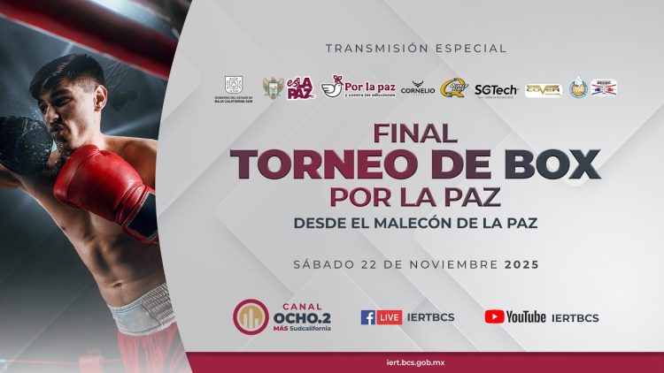 Final Torneo de Box por La Paz desde el Malecón de La Paz, B.C.S. 🥊 ¡Acompáñanos!