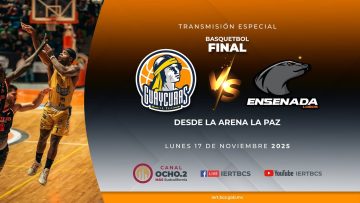🔥 ¡Gran final CIBAPAC 2025! Guaycuras La Paz 🆚 Ensenada Lobos. ¡Acompáñanos! 🔥