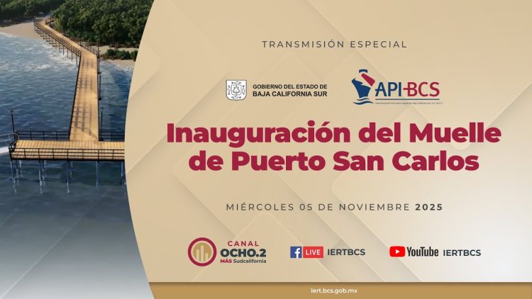 Inauguración del Muelle de Puerto San Carlos.