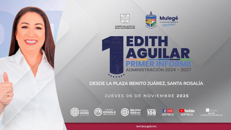 Primer Informe de Gobierno de Edith Aguilar Villavicencio de la administración 2024-2027.