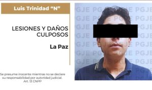 Obtiene PGJE vinculación a proceso por 2 cargos de lesiones y daños culposos a imputado en hechos en malecón de La Paz
